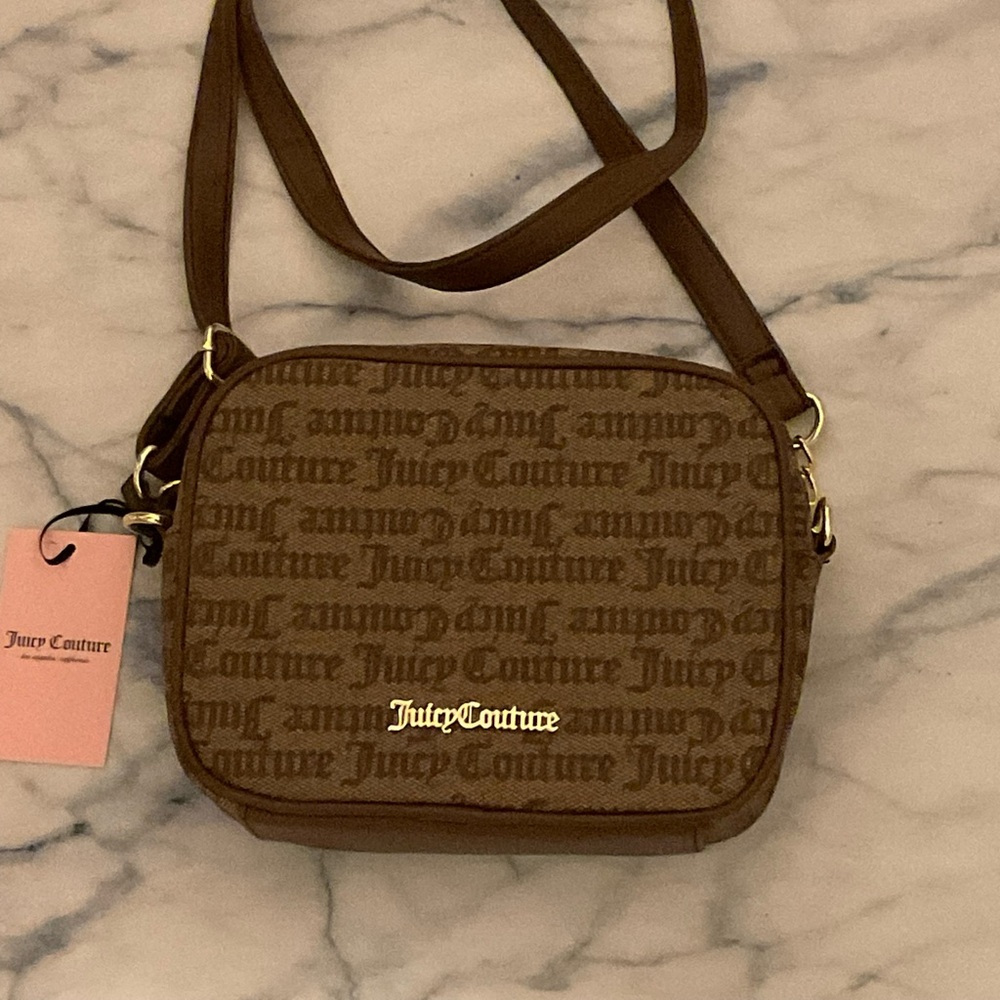 Juicy couture chestnut chino camera crossbody